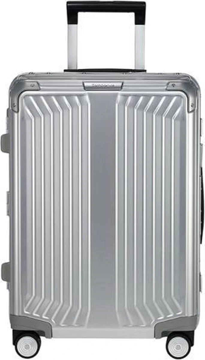 Samsonite Handbagage Koffer Lite-Box AluHoogte > 55 Cm - Zilver 3 Samsonite Handbagage Koffer Lite-Box AluHoogte > 55 Cm - Zilver - Afbeelding 3