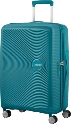 American Tourister Soundbox Spinner Spinner Reiskoffer (Medium) - 81 Liter - Jade Green