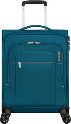 American Tourister Reiskoffer - Crosstrack Spinner 55/20 Tsa (Handbagage) Navy/Orange -Bagage En Reistassen 691x1200