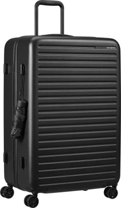 Samsonite Reiskoffer - Stackd Spinner 75/28 (Medium) Black 8 Samsonite Reiskoffer - Stackd Spinner 75/28 (Medium) Black -Bagage En Reistassen 696x1200 2