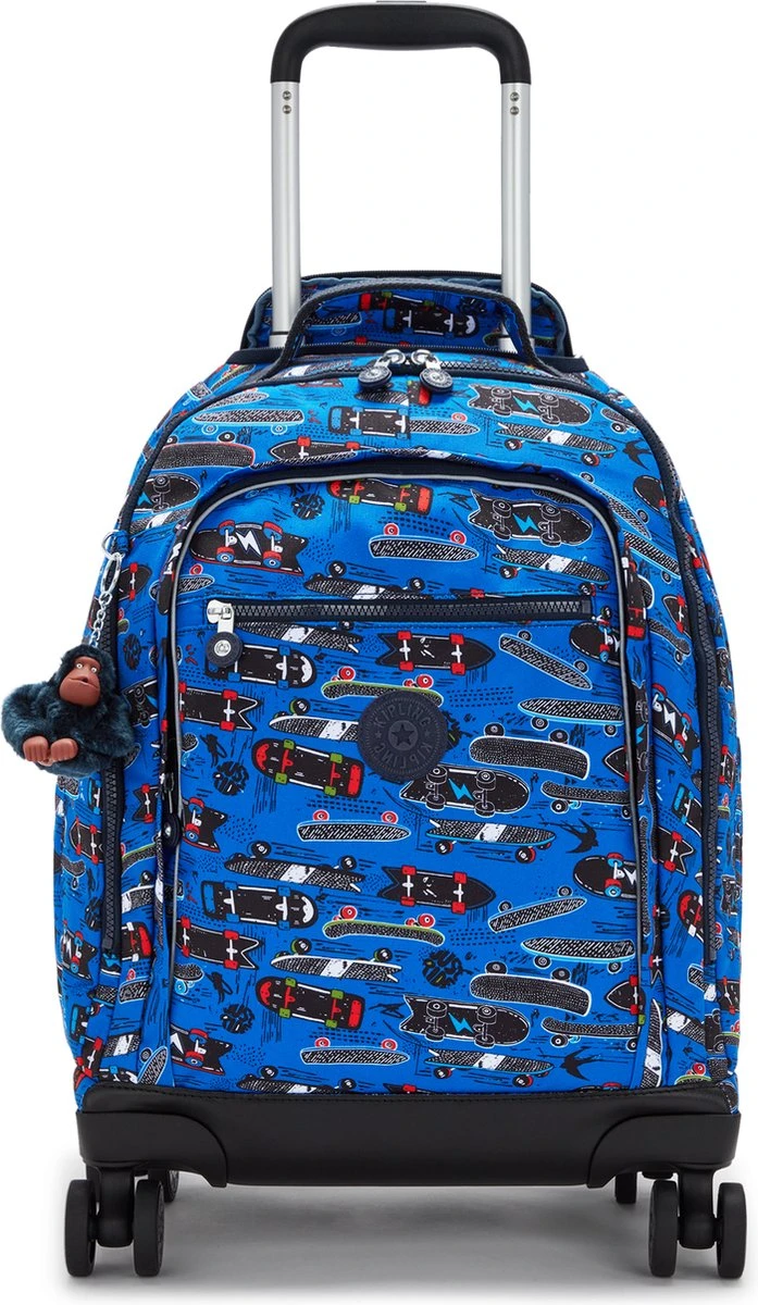 Kipling NEW ZEA Rugzak Met Wielen, 26 Liter, 13 Inch Laptopvak - New Scate Prt S 1 Kipling NEW ZEA Rugzak Met Wielen, 26 Liter, 13 Inch Laptopvak - New Scate Prt S