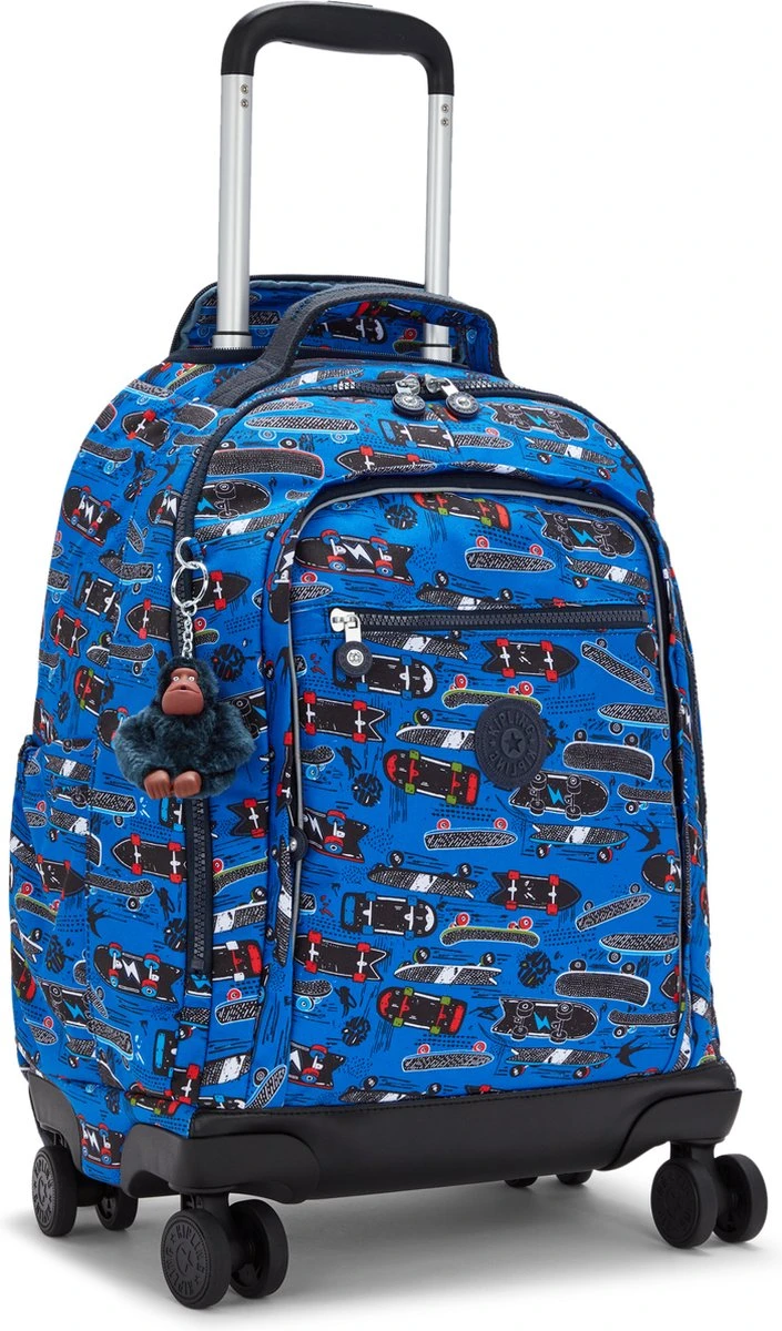 Kipling NEW ZEA Rugzak Met Wielen, 26 Liter, 13 Inch Laptopvak - New Scate Prt S 2 Kipling NEW ZEA Rugzak Met Wielen, 26 Liter, 13 Inch Laptopvak - New Scate Prt S - Afbeelding 2