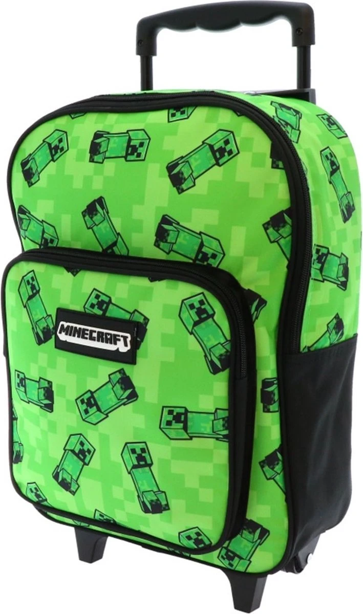 Minecraft Jongens Trolley 29x15x38 Groen 4 Minecraft Jongens Trolley 29x15x38 Groen - Afbeelding 4