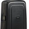 Samsonite Reiskoffer - S'Cure Dlx Spinner 55/20 (Handbagage) Black/Gold Deluscious