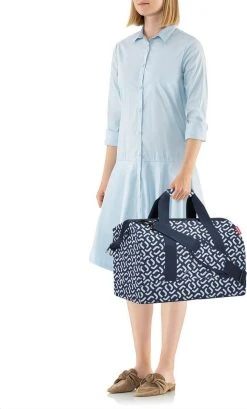 Reisenthel Allrounder L Reistas Sporttas - 30L - Signature Navy Blauw 9 Reisenthel Allrounder L Reistas Sporttas - 30L - Signature Navy Blauw -Bagage En Reistassen 724x1200 5
