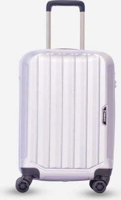 ©TROLLEYZ - Bali No.22 - Reiskoffer 78cm Met TSA Slot - Dubbele Wielen - 360° Spinners - 100% ABS - Reiskoffer In Metallic Grey