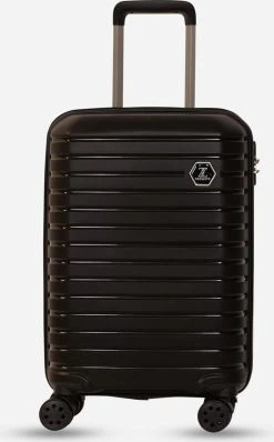 ©TROLLEYZ - Berlin No.11 - Trolley - 55cm Met Cijferslot - Dubbele Wielen - 360° Spinners - 100% Polypropyleen- Reiskoffer In Night Black -Bagage En Reistassen 745x1200 2