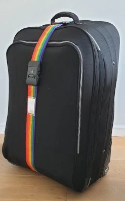 Kofferriem Met TSA Cijfer Slot - Bagage Riem - Luggage Strap - 200 Cm - Regenboog - Regenboog - 1 Stuk -Bagage En Reistassen 745x1200 4