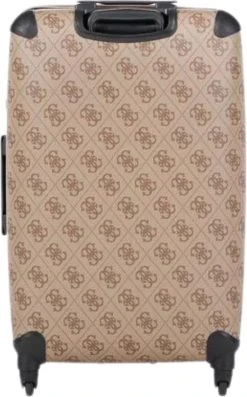 Guess Berta 28 In 4 Wheeler Dames Reiskoffer - Bruin/Beige -Bagage En Reistassen 746x1200 2