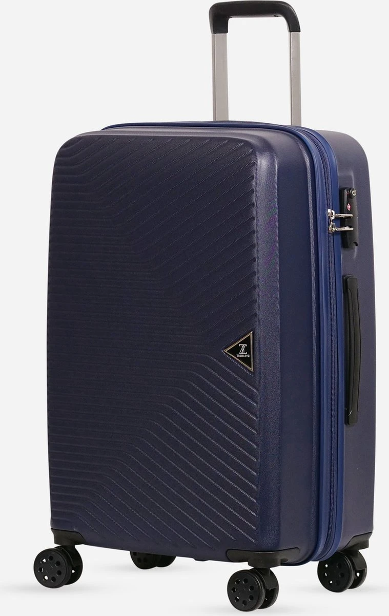 ©TROLLEYZ - Ibiza No.3 - Reiskoffer 78cm Met TSA Slot - Dubbele Wielen - 360° Spinners - 100% ABS - Reiskoffer In Ocean Blue 9 ©TROLLEYZ - Ibiza No.3 - Reiskoffer 78cm Met TSA Slot - Dubbele Wielen - 360° Spinners - 100% ABS - Reiskoffer In Ocean Blue - Afbeelding 9