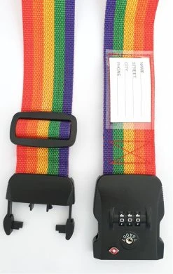 Kofferriem Met TSA Cijfer Slot - Bagage Riem - Luggage Strap - 200 Cm - Regenboog - Regenboog - 1 Stuk -Bagage En Reistassen 760x1200 3