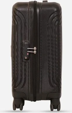 ©TROLLEYZ - Florence No.7 - Trolley - 55cm Met TSA Slot - Dubbele Wielen - 360° Spinners - 100% ABS - Handbagage Koffer In Night Black -Bagage En Reistassen 767x1200 3