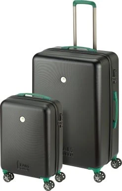 Princess Traveller I'm Green Atlantic - Reiskoffer - Zwart - L - 76cm -Bagage En Reistassen 767x1200 5