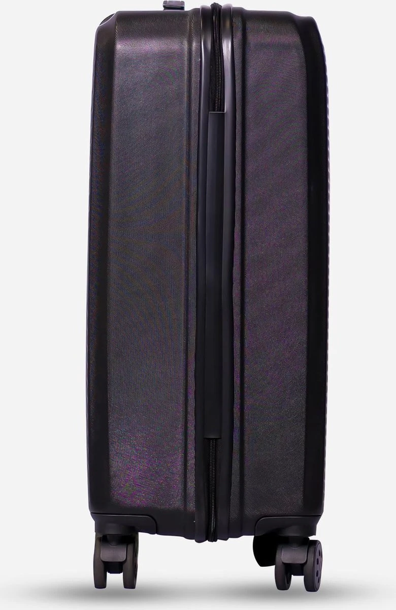 ©TROLLEYZ - Ibiza No.3 - Reiskoffer 69cm Met TSA Slot - Dubbele Wielen - 360° Spinners - 100% ABS - Reiskoffer In Night Black 2 ©TROLLEYZ - Ibiza No.3 - Reiskoffer 69cm Met TSA Slot - Dubbele Wielen - 360° Spinners - 100% ABS - Reiskoffer In Night Black - Afbeelding 2