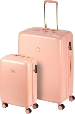 Princess Traveller Harlem - Handbaggage Koffer - Roze - S - 55cm -Bagage En Reistassen 784x1200 1