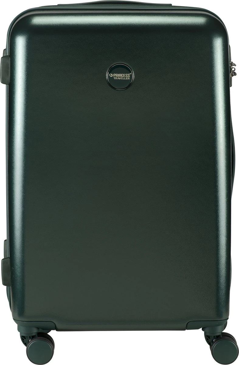 Princess Traveller Harlem - Reiskoffer - Groen - Rpet - M - 66cm 1 Princess Traveller Harlem - Reiskoffer - Groen - Rpet - M - 66cm
