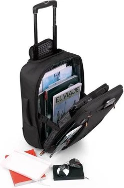 Gabol - Piloto Roma - Handbagage Laptop Rugzaktrolley - Zwart -Bagage En Reistassen 792x1200 2