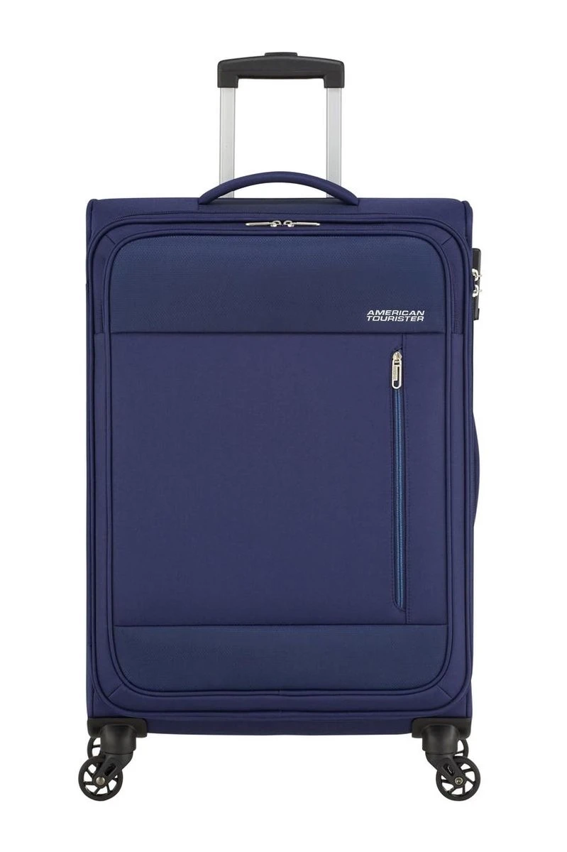 American Tourister Reiskoffer - Heat Wave Spinner 68/25 Tsa (Medium) Combat Navy 3 American Tourister Reiskoffer - Heat Wave Spinner 68/25 Tsa (Medium) Combat Navy - Afbeelding 3