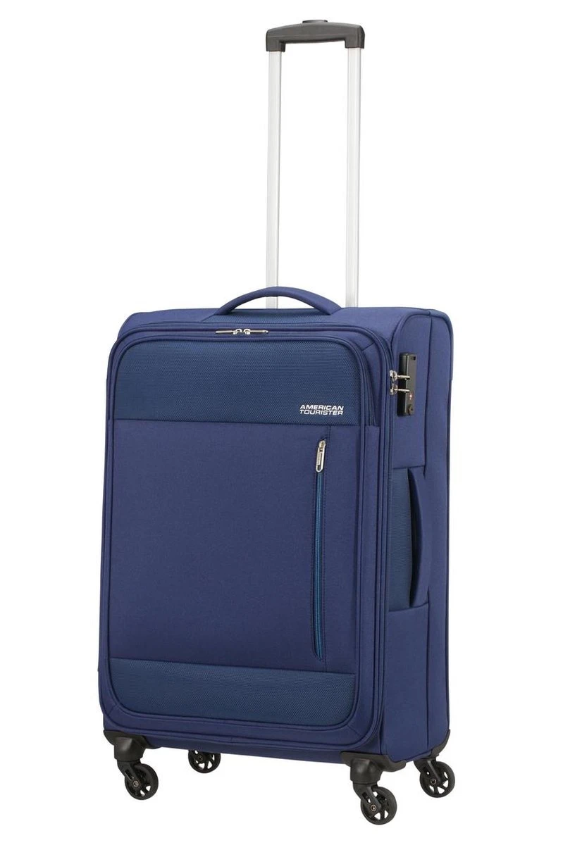 American Tourister Reiskoffer - Heat Wave Spinner 68/25 Tsa (Medium) Combat Navy 6 American Tourister Reiskoffer - Heat Wave Spinner 68/25 Tsa (Medium) Combat Navy - Afbeelding 6
