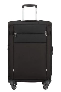 Samsonite Reiskoffer - Citybeat Spinner 66/24 Uitbreidbaar (Medium) Black