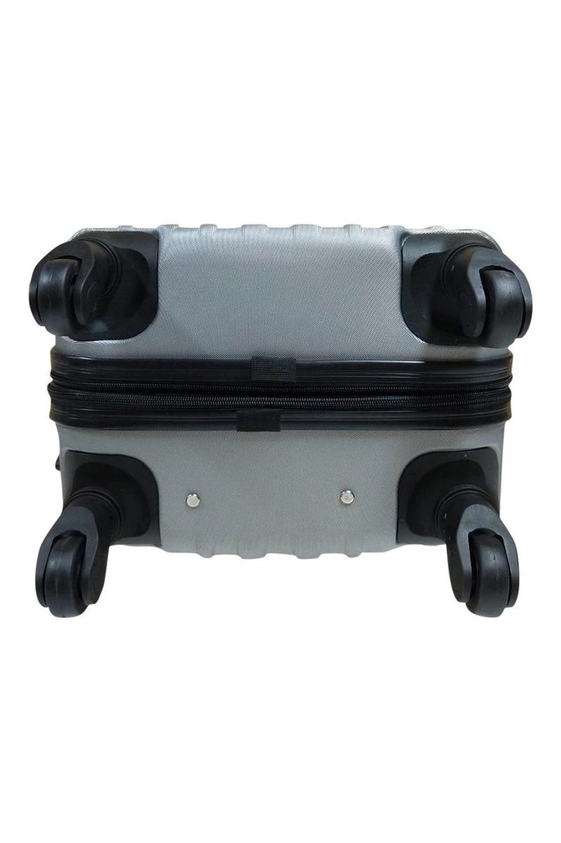 SB Travelbags 'Expandable' Handbagage Koffer 53cm 4 Wielen Trolley - Zilver 8 SB Travelbags 'Expandable' Handbagage Koffer 53cm 4 Wielen Trolley - Zilver - Afbeelding 8