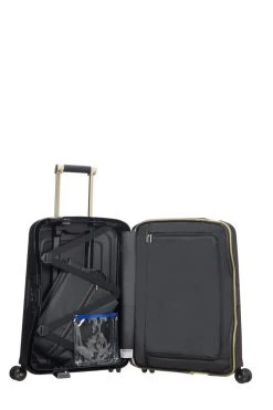 Samsonite Reiskoffer - S'Cure Dlx Spinner 55/20 (Handbagage) Black/Gold Deluscious -Bagage En Reistassen 799x1200 49