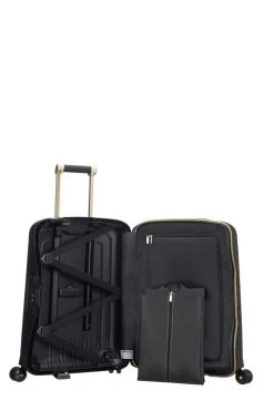 Samsonite Reiskoffer - S'Cure Dlx Spinner 55/20 (Handbagage) Black/Gold Deluscious -Bagage En Reistassen 799x1200 50
