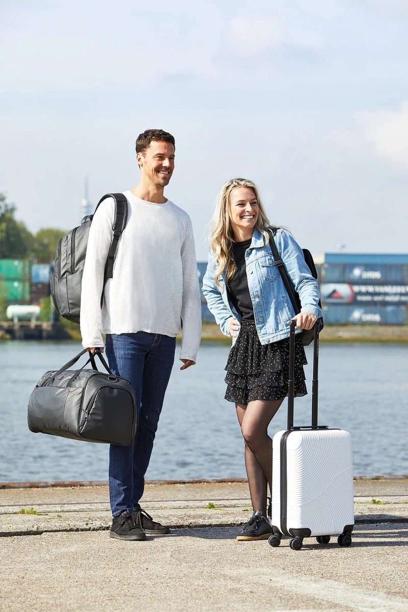 Enrico Benetti Louisville 39040 Handbagage Koffer Hardcase ABS - Roze 9 Enrico Benetti Louisville 39040 Handbagage Koffer Hardcase ABS - Roze - Afbeelding 9