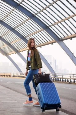 Decent Tranporto-One Grote Koffer - 76 Cm - TSA Slot - Dark Blue -Bagage En Reistassen 800x1200 102