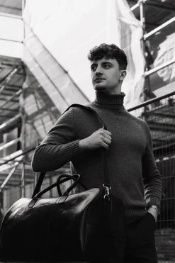 NEGOTIA Delta - Leren Weekendtas - Leren Reistas - Duffel Bag - 100% Luxe Top-Grain Leer - Zwart -Bagage En Reistassen 800x1200 168