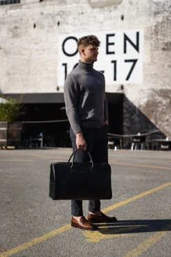 NEGOTIA Delta - Leren Weekendtas - Leren Reistas - Duffel Bag - 100% Luxe Top-Grain Leer - Zwart -Bagage En Reistassen 800x1200 169