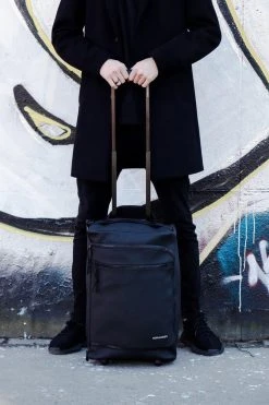 Norlander Lyon Trolleytas - Dull PU - 21 Liter - Zwart -Bagage En Reistassen 800x1200 18