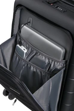 American Tourister Reiskoffer Met Laptopvak - Novastream Spin. 55/20 Tsa Exp Smart (Handbagage) Dark Slate -Bagage En Reistassen 800x1200 58