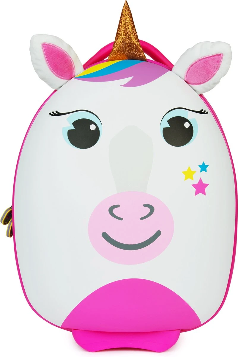 Boppi - Kindertrolley - Eenhoorn - Handbagage - Lichtgewicht - Duurzaam - 17L 5 Boppi - Kindertrolley - Eenhoorn - Handbagage - Lichtgewicht - Duurzaam - 17L - Afbeelding 5