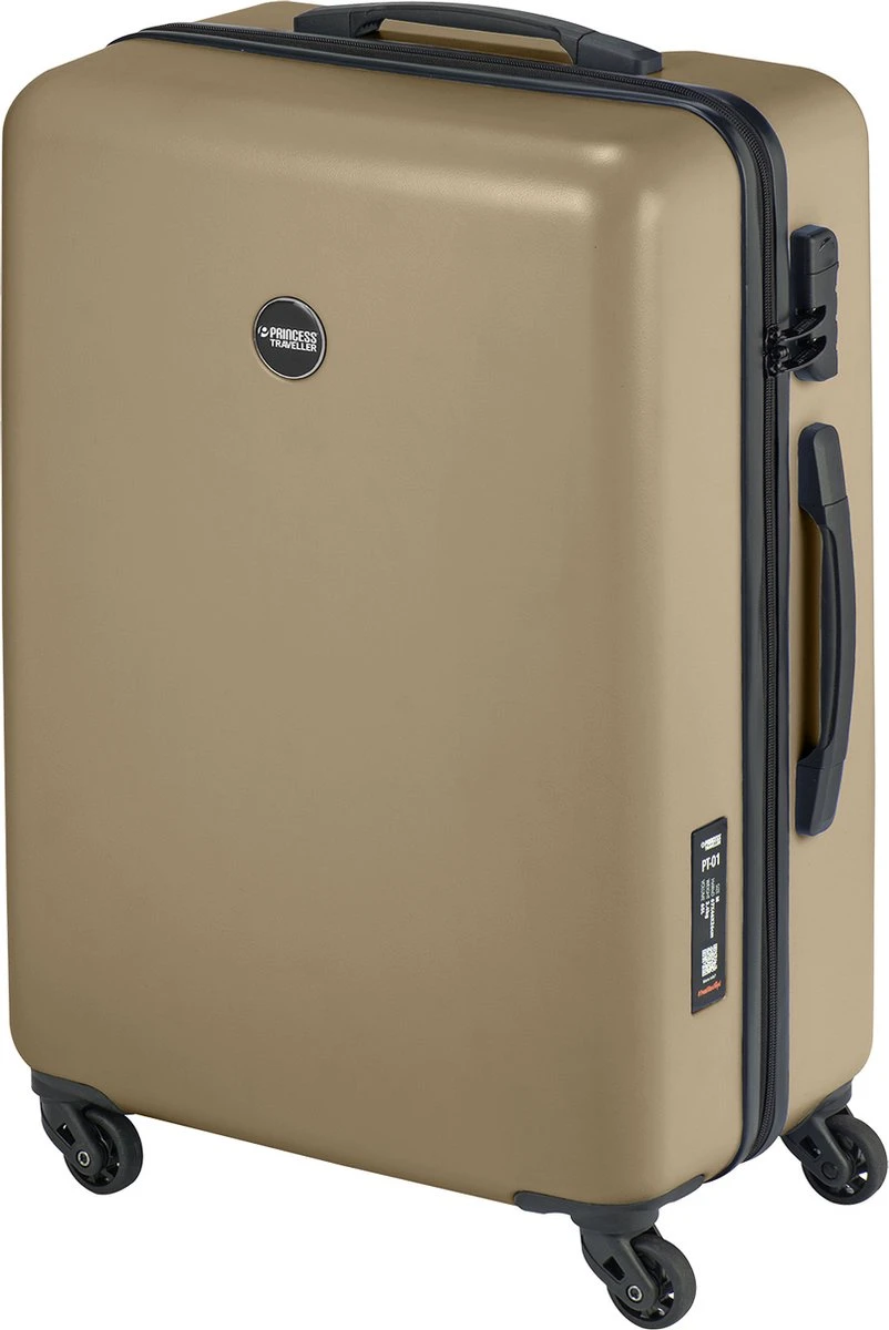 Princess Traveller PT01 - Reiskoffer - Pristine Bronze - M - 67cm 2 Princess Traveller PT01 - Reiskoffer - Pristine Bronze - M - 67cm - Afbeelding 2