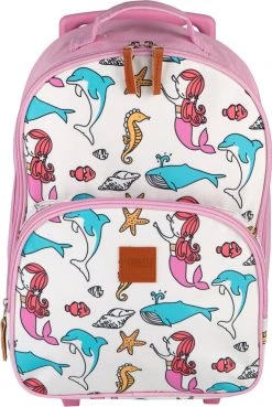 Princess Traveller Kids Collection - Trolley - Rond Zeemeermin -Bagage En Reistassen 803x1200 8
