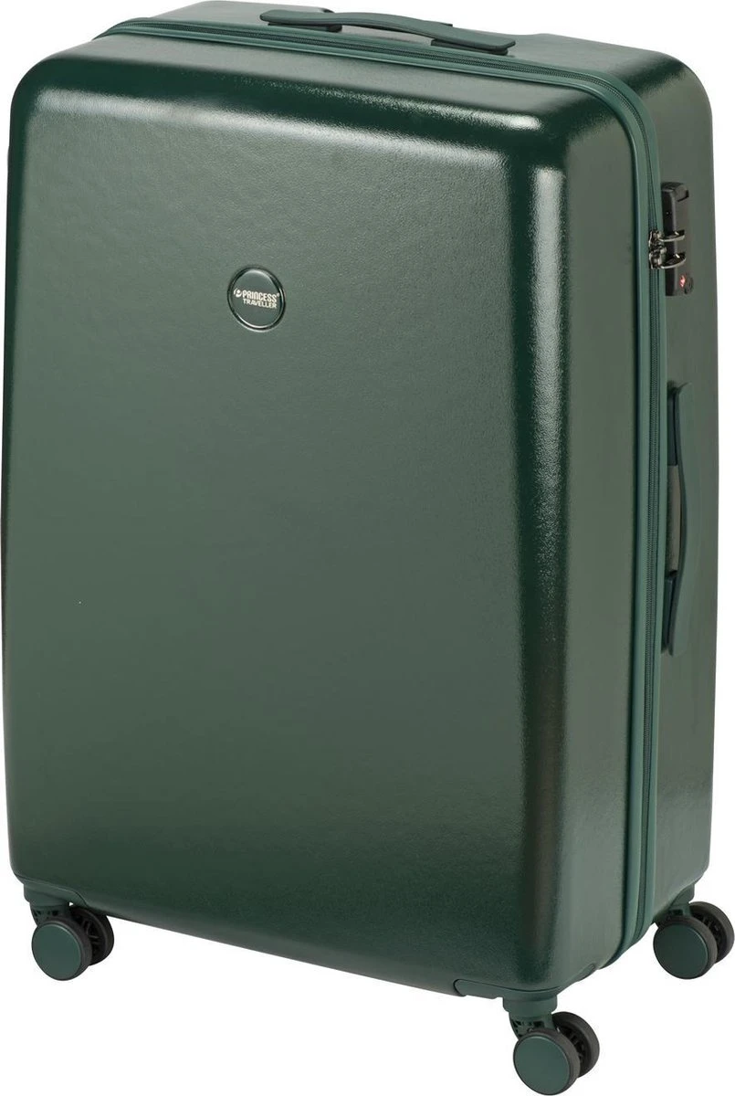 Princess Traveller Harlem - Reiskoffer - Groen - L - 76cm 2 Princess Traveller Harlem - Reiskoffer - Groen - L - 76cm - Afbeelding 2
