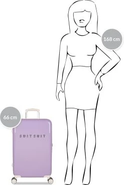 SUITSUIT - Fabulous Fifties - Royal Lavender - Reiskoffer (66 Cm) -Bagage En Reistassen 808x1200 1