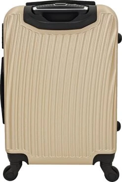 SB Travelbags Bagage Koffer 65cm 4 Wielen Trolley - Champagne -Bagage En Reistassen 810x1200 3