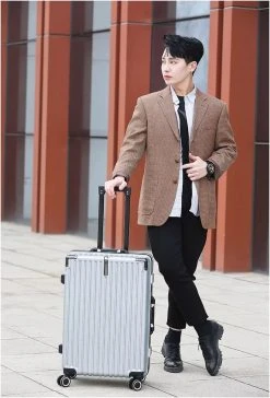 Design Handbagage Reiskoffer 20'', 50.8 Cm Cabinbag, Spinner , Aluminium Magnesium Alloy Frame Koffer, (LIGHT GRIJS) 16 Design Handbagage Reiskoffer 20'', 50.8 Cm Cabinbag, Spinner , Aluminium Magnesium Alloy Frame Koffer, (LIGHT GRIJS) -Bagage En Reistassen 814x1200 1