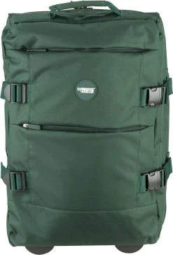 Princess Traveller Harlem - Handbagage Reistas - Duurzaam - Recycled PET - Small - Donker Groen (55cm)