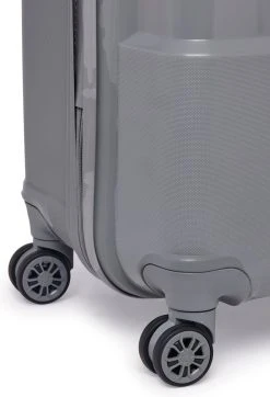 ©TROLLEYZ - Venice No.10 - Trolley - 55cm Met TSA Slot - Dubbele Wielen - 360° Spinners - 100% Polypropyleen - Handbagage Koffer In Silver Stone 16 ©TROLLEYZ - Venice No.10 - Trolley - 55cm Met TSA Slot - Dubbele Wielen - 360° Spinners - 100% Polypropyleen - Handbagage Koffer In Silver Stone -Bagage En Reistassen 818x1200