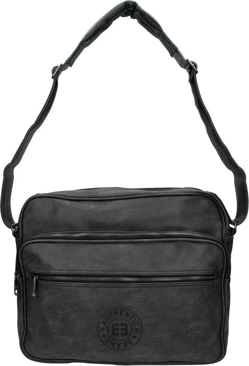 Handbagage Reistas 40x30x20 - Zwart - Schouderband 5 Handbagage Reistas 40x30x20 - Zwart - Schouderband - Afbeelding 5