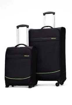 Decent Handbagage Koffer / Trolley / Reiskoffer - 50 Cm - 35 Liter - Polyester - Super-Light - Zwart -Bagage En Reistassen 819x1200