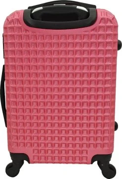 SB Travelbags Handbagage Koffer 55cm 4 Wielen Trolley - Roze -Bagage En Reistassen 824x1200