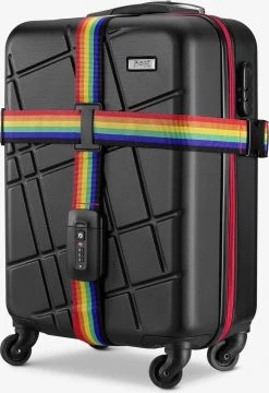 Navaris Kofferriem Met TSA Slot - Bagageriem Met Adreslabel En Cijferslot - Verstelbaar Tot 400 Cm - Meerkleurig -Bagage En Reistassen 824x1200 3