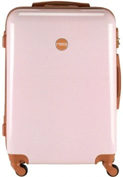 Princess Traveller Trendy Dots - Reiskoffer - Roze - M - 66cm -Bagage En Reistassen 832x1200 4