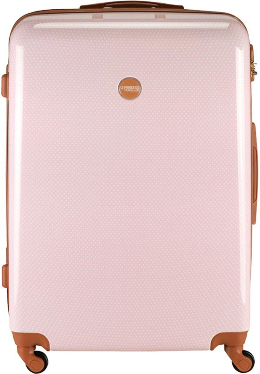 Princess Traveller Trendy Dots - Reiskoffer- Roze - L - 76cm 6 Princess Traveller Trendy Dots - Reiskoffer- Roze - L - 76cm - Afbeelding 6