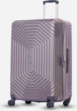 ©TROLLEYZ - Florence No.7 - Trolley - 55cm Met TSA Slot - Dubbele Wielen - 360° Spinners - 100% ABS - Handbagage Koffer In Cloudy Grey -Bagage En Reistassen 836x1200