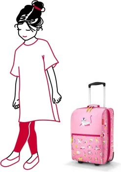 Reisenthel Trolley XS Kids ABC Friends Pink -Bagage En Reistassen 841x1200 2